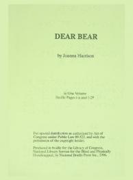  Dear bear
