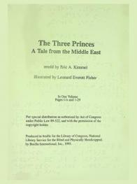  The three princes : a tale from the Middle East