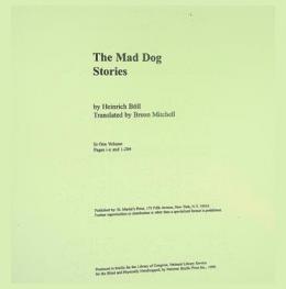  The mad dog : stories