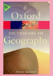  A dictionary of geography