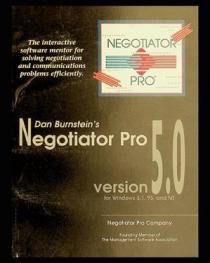  Negotiator pro version 5.0 for windows 3.1, 95 and NT