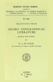  Selections from Arabic geographical literature