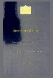  A survey of Palestine