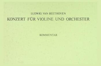  Konzert für Violine und Orchester, D-Dur, Opus 61