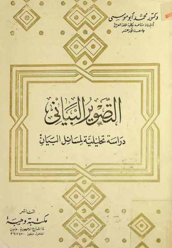 التصوير البياني : دراسة تحليلية لمسائل البيان