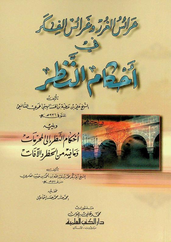 عرائس الغرر وغرائس الفكر في أحكام النظر
