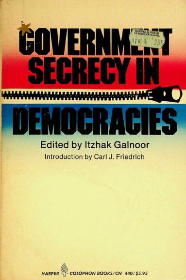  Government secrecy in democracies