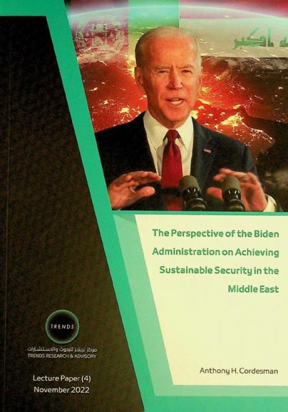  The perspective of the Biden administration on achieving sustainable security in the Middle East