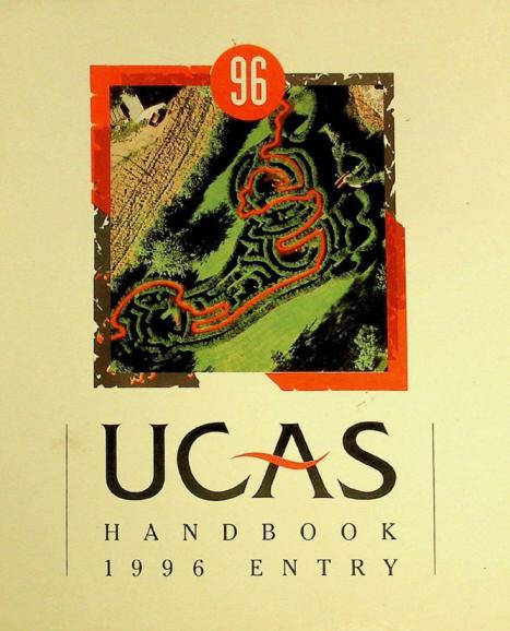  UCAS handbook 1996 entry