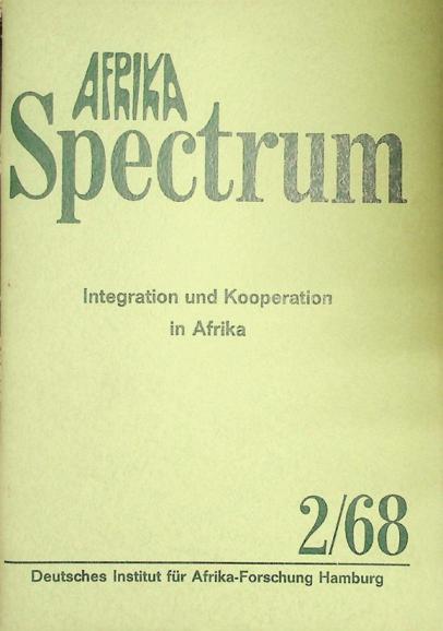  Afrika Spectrum  : Integration und kooperation in Afrika
