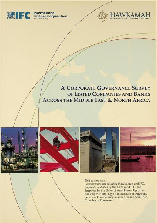  A Corporate governance survey of listed companies and banks across the Middle East & North Africa