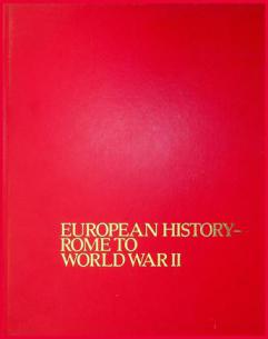  European history-Rome to world war II