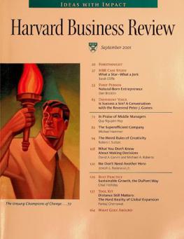 Harvard business review
