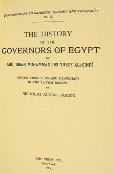  The history of the governors of Egypt