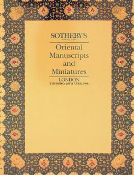  Oriental manuscripts and miniatures