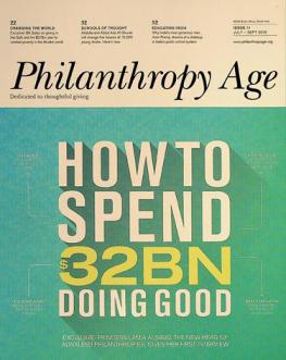  Philanthropy age : dedicated to thoughtful giving