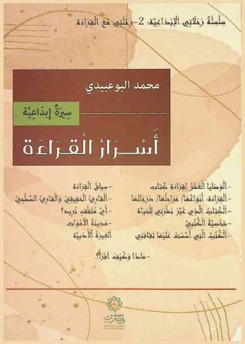  أسرار القراءة : سيرة إبداعية : الوصايا العشر لقراءة كتاب-سياق القراءة-القراءة : أنواعها، مراحلها، درجاتها-القارئ الحقيقي والقارئ السطحي-الكتاب الذي غير نظرتي للحياة-أي مثقف نريد ؟-شخصية الكتبي-مدينة الأموات-الكتب التي أسست عليها ثقافتي-الغيرة الأدبية-ماذا وكيف أقرأ ؟