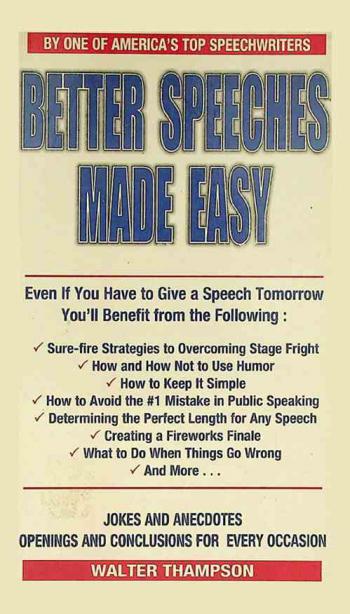  Better speeches made easy