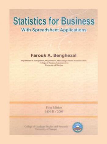  Statistics for business : with spreadsheet applications