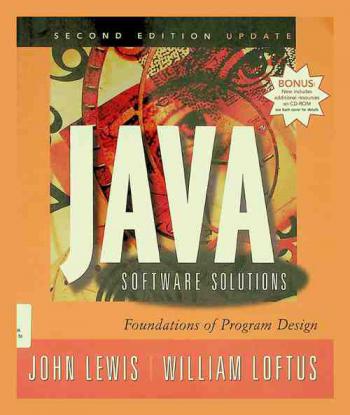  Java software solutions : foundations of program design