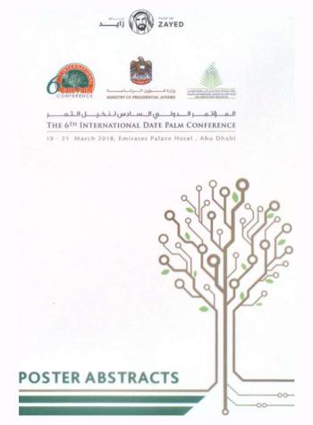  The 6th international date palm conference