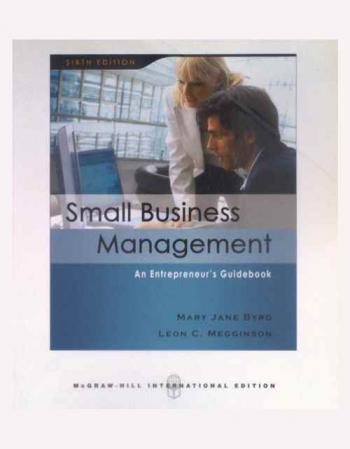  Small business management : an entrepreneur's guidebook