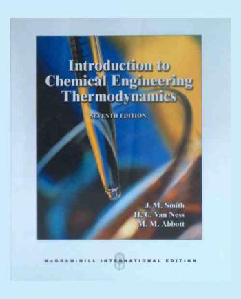  Introduction to chemical engineering thermodynamics