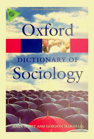  A dictionary of sociology
