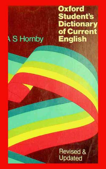  Oxford student's dictionary of current English