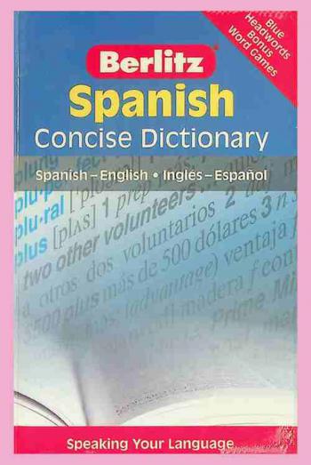  Berlitz Spanish concise dictionary : Spanish-English, Inglés-Español