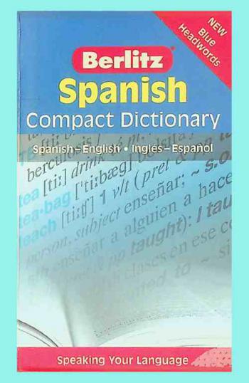  Berlitz Spanish compact dictionary : Spanish-English, Inglés - Español