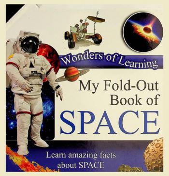  My fold out book of space : learn amazing facts about space