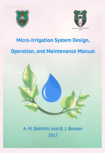 Micro-Irrigation System Design, Operation, and Maintenance Manual
