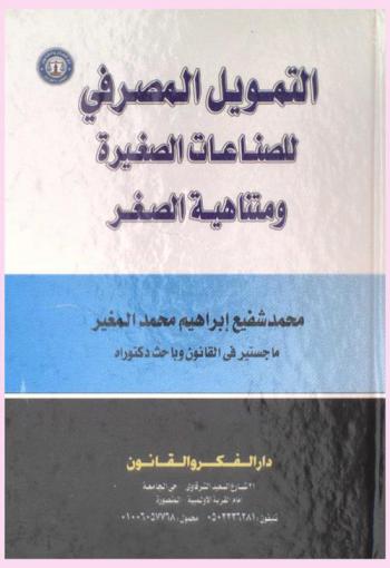 التمويل المصرفي للصناعات الصغيرة ومتناهية الصغر في مصر : الواقع والمستقبل