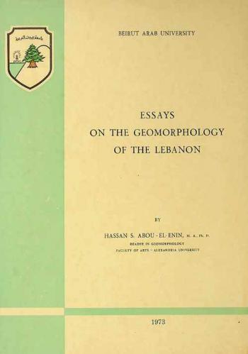  Essays on the geomorphology of the Lebanon