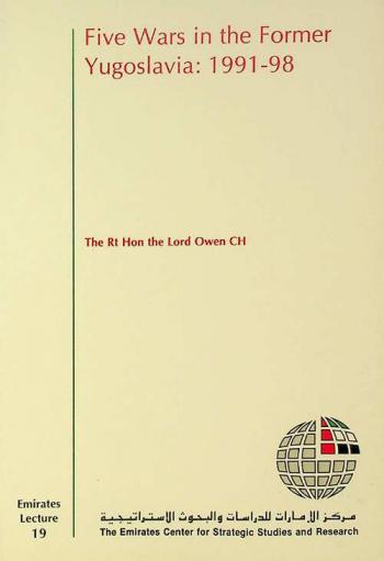  Five wars in the former Yugoslavia, 1991-98