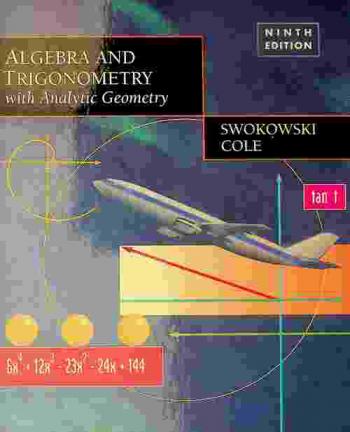 Algebra and trigonometry with analytic geometry