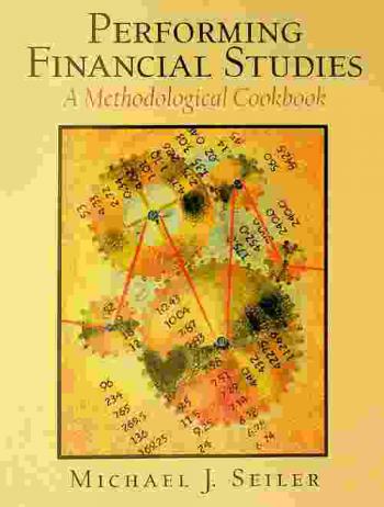  Performing financial studies : a methodological cookbook