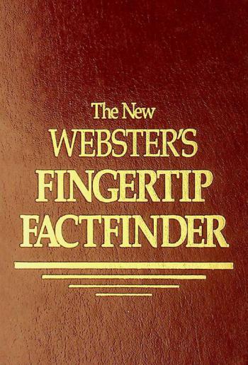  The new Webster's fingertip factfinder