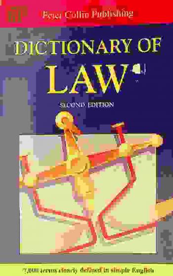 Dictionary of law