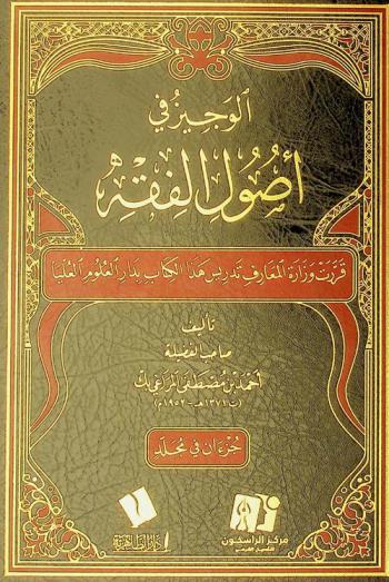  الوجيز في أصول الفقه /