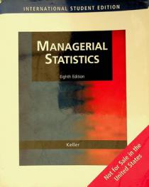  Managerial statistics