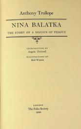 Nina Balatka : the story of a maiden of Prague