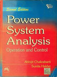  Power system analysis operation and control