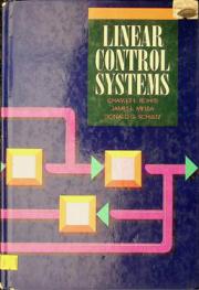  Linear control systems