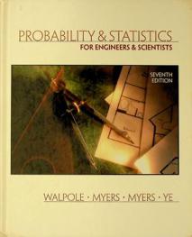  Probability & statistics for engineers & scientists