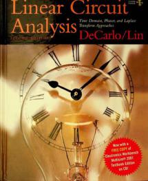  Linear circuit analysis : time domain, phasor, and laplace transform approaches