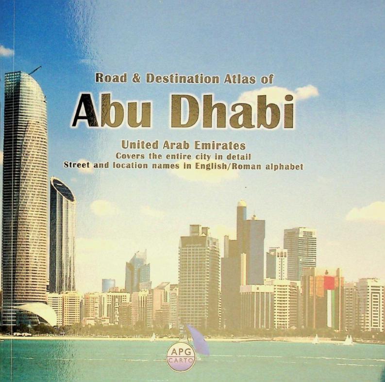  Road & Destination Atlas of Abu Dhabi, United Arab Emirates