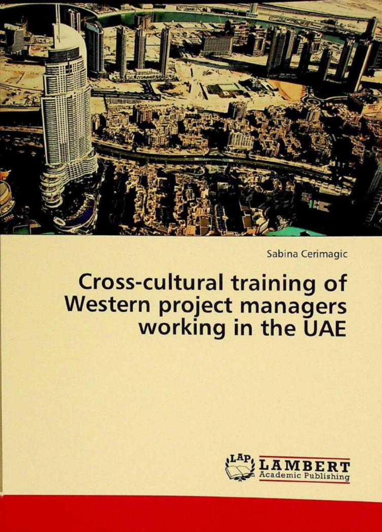  Cross-cultural training of western project managers working in the UAE