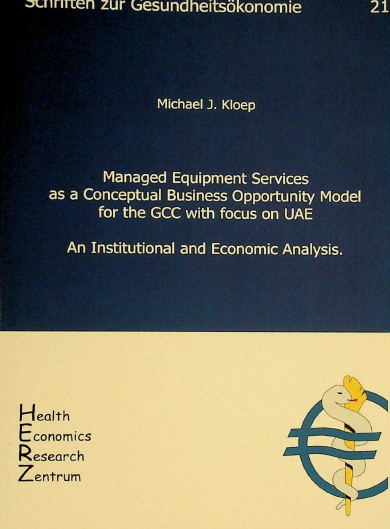 Managed equipment services as a conceptual business opportunity model for the GCC with focus on UAE : an institutional and economic analysis